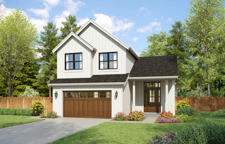 House Plan House Plan #31754 Angled Front Elevation