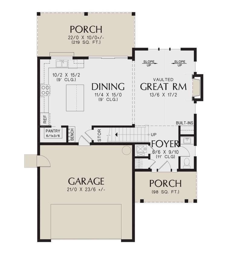 House Plan House Plan #31754 Drawing 1