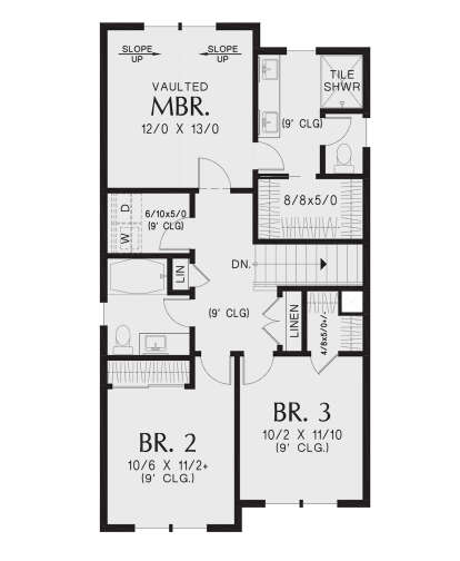 Second Floor for House Plan #2559-01056