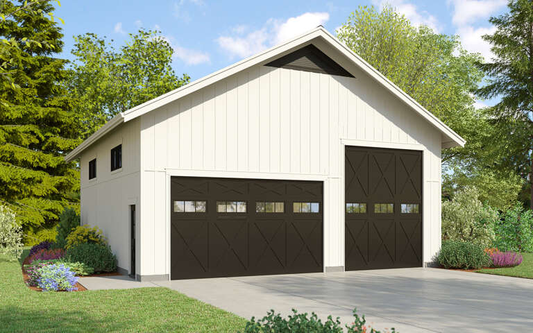 House Plan House Plan #31755 Angled Front Elevation
