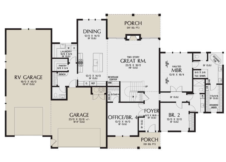 House Plan House Plan #31756 Drawing 1