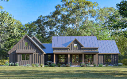 Modern Farmhouse House Plan #940-01172 Elevation Photo