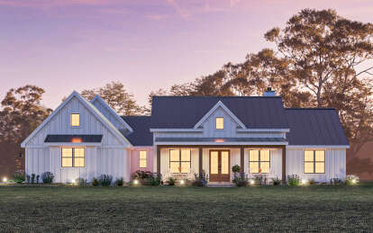 Modern Farmhouse House Plan #940-01172 Elevation Photo