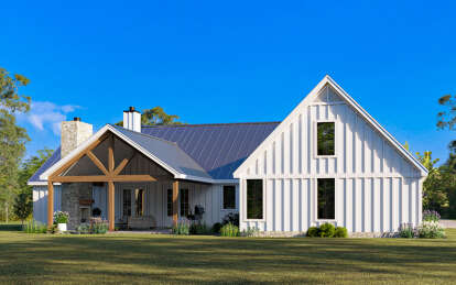 Modern Farmhouse House Plan #940-01172 Elevation Photo