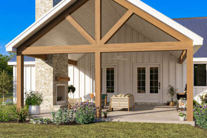 Modern Farmhouse House Plan #940-01172 Elevation Photo