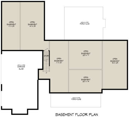 Basement for House Plan #940-01172