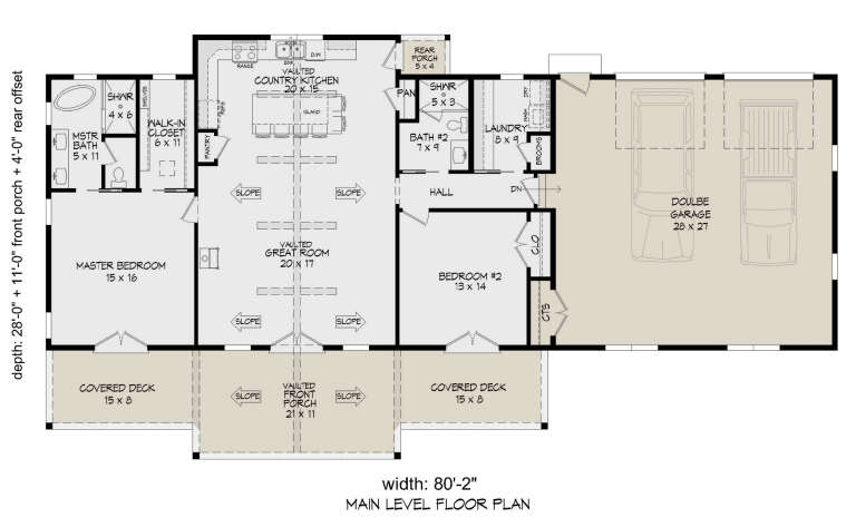House Plan House Plan #31760 Drawing 1