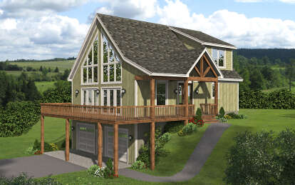Mountain House Plan #940-01175 Elevation Photo