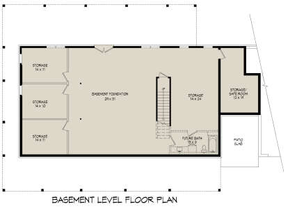 Basement for House Plan #940-01176