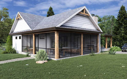 Country House Plan #7174-00029 Elevation Photo