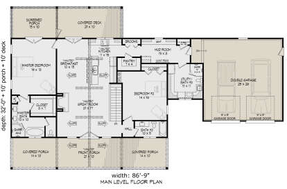 Main Floor  for House Plan #940-01179