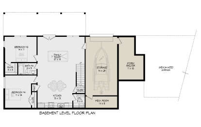 Basement for House Plan #940-01179