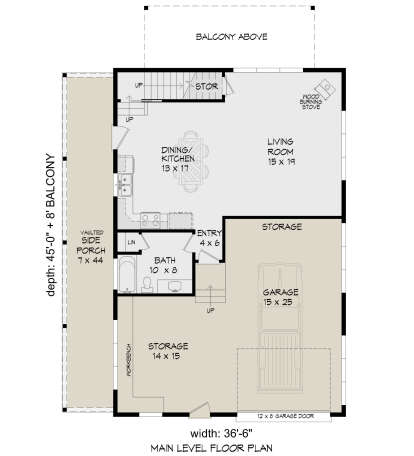 First Floor for House Plan #940-01180