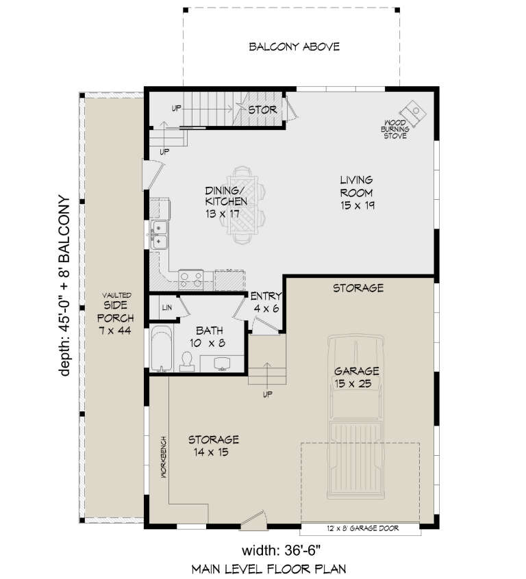 House Plan House Plan #31767 Drawing 1