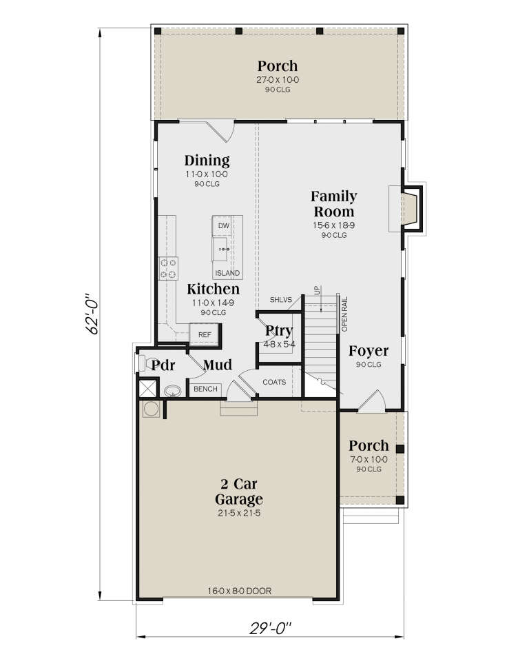 House Plan House Plan #31768 Drawing 1