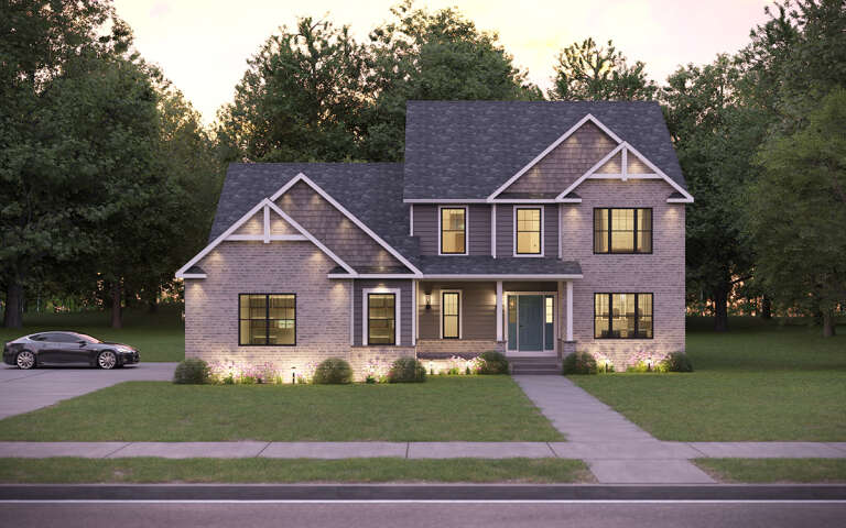 House Plan House Plan #31773 Front Elevation 