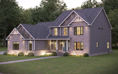 Traditional House Plan #1958-00043 Elevation Photo