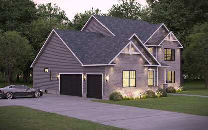 Traditional House Plan #1958-00043 Elevation Photo