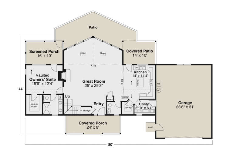 House Plan House Plan #31775 Drawing 1