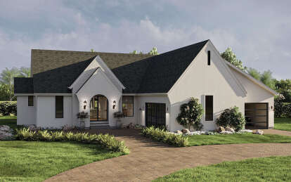 European House Plan #963-01042 Elevation Photo
