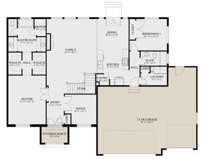 Main Floor  for House Plan #2802-00316