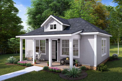 Cottage House Plan #4848-00424 Elevation Photo