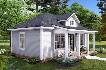 Cottage House Plan #4848-00424 Elevation Photo