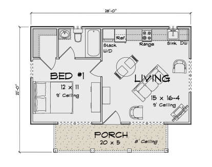 Main Floor  for House Plan #4848-00424