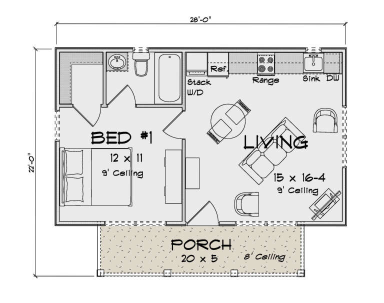 House Plan House Plan #31782 Drawing 1