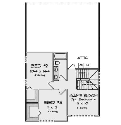 Second Floor for House Plan #4848-00425