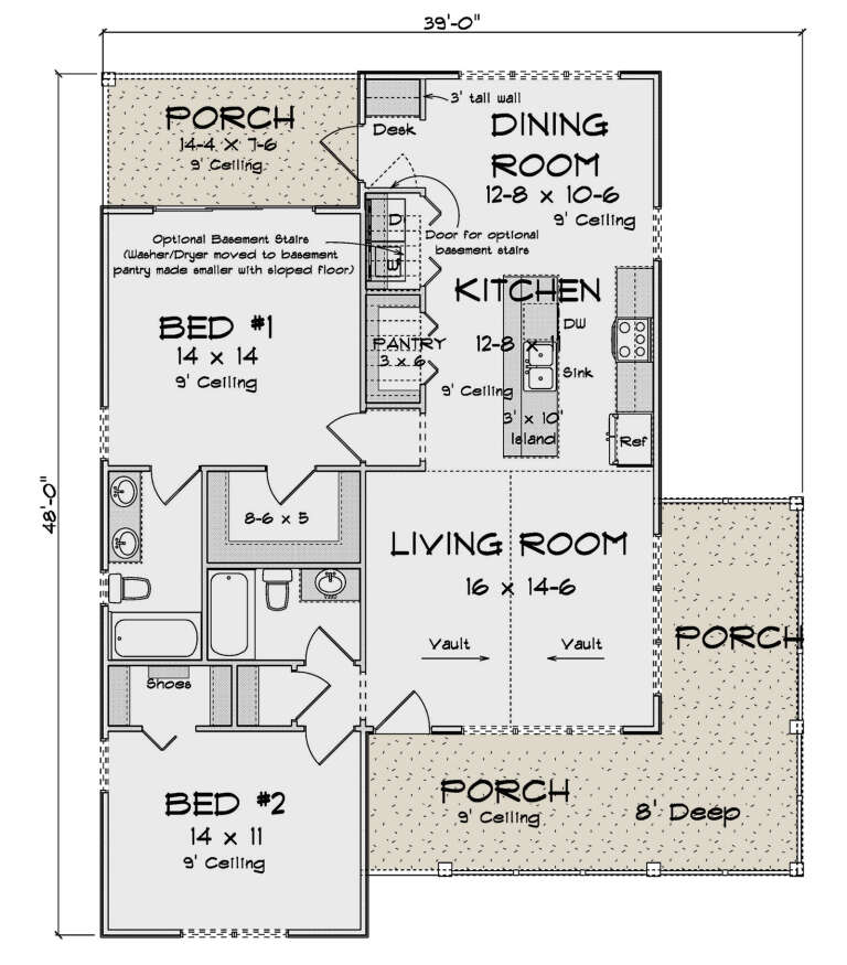 House Plan House Plan #31784 Drawing 1