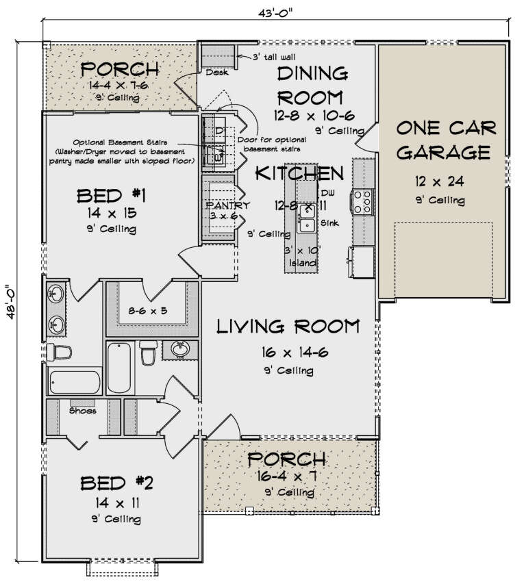 House Plan House Plan #31785 Drawing 1