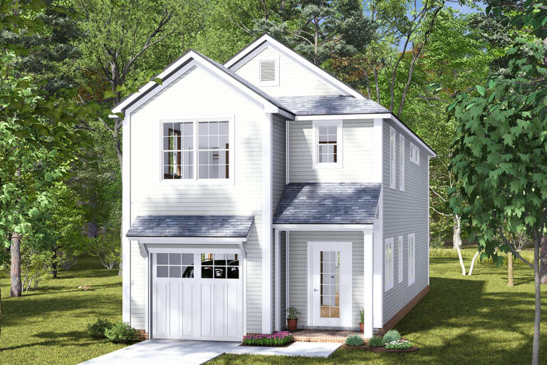 House Plan House Plan #31786 Angled Front Elevation