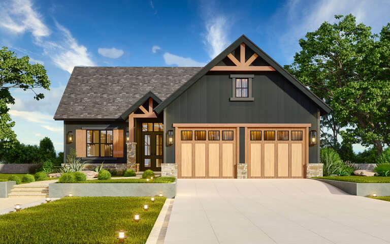 House Plan House Plan #31787 Front Elevation 