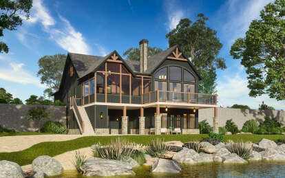 Craftsman House Plan #699-00394 Elevation Photo