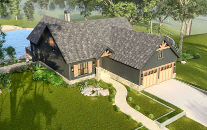Craftsman House Plan #699-00394 Elevation Photo