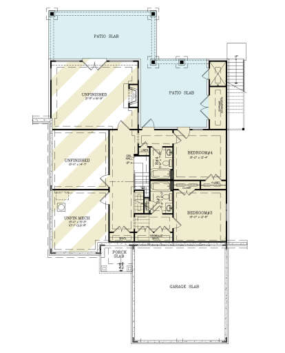 Basement for House Plan #699-00394
