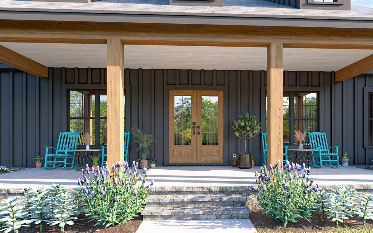 Modern Farmhouse Plan: 2,842 Square Feet, 4 Bedrooms, 3.5