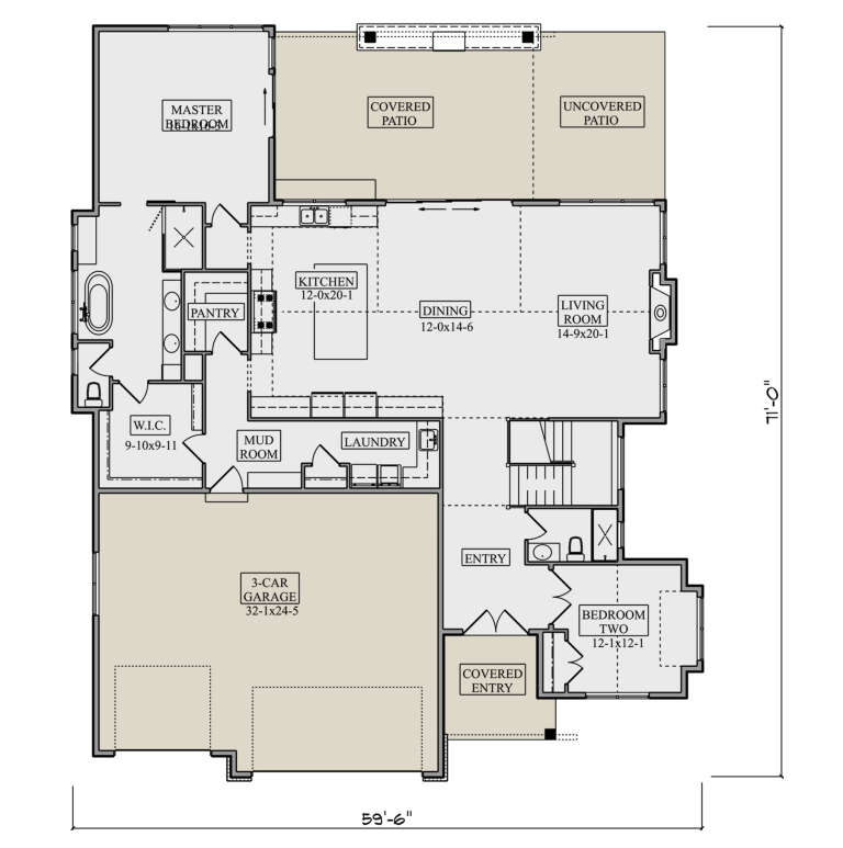 House Plan House Plan #31795 Drawing 1