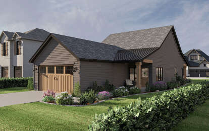 Cottage House Plan #963-01045 Elevation Photo