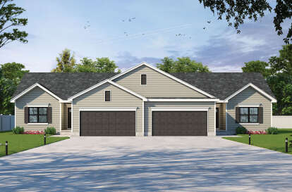 Traditional House Plan #402-01817 Elevation Photo
