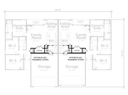 Alternate Main Floor Layout for House Plan #402-01817