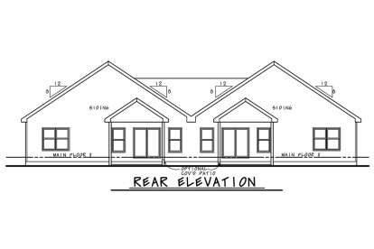 Modern Farmhouse House Plan #402-01818 Elevation Photo