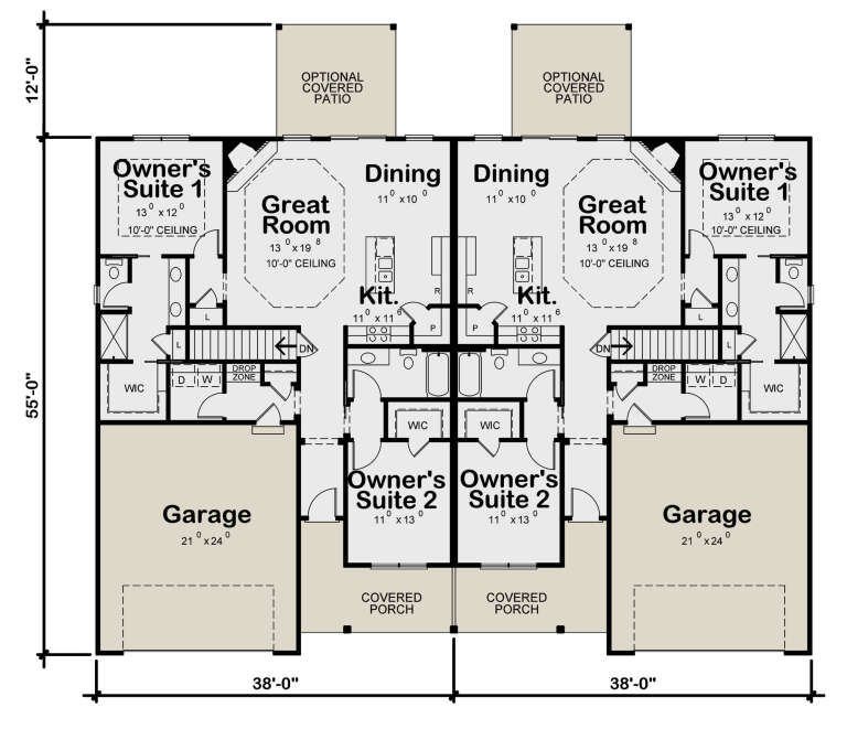House Plan House Plan #31802 Drawing 1