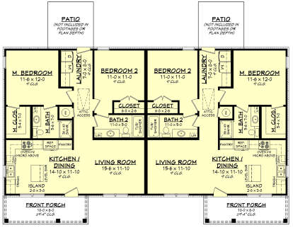 Main Floor  for House Plan #041-00366