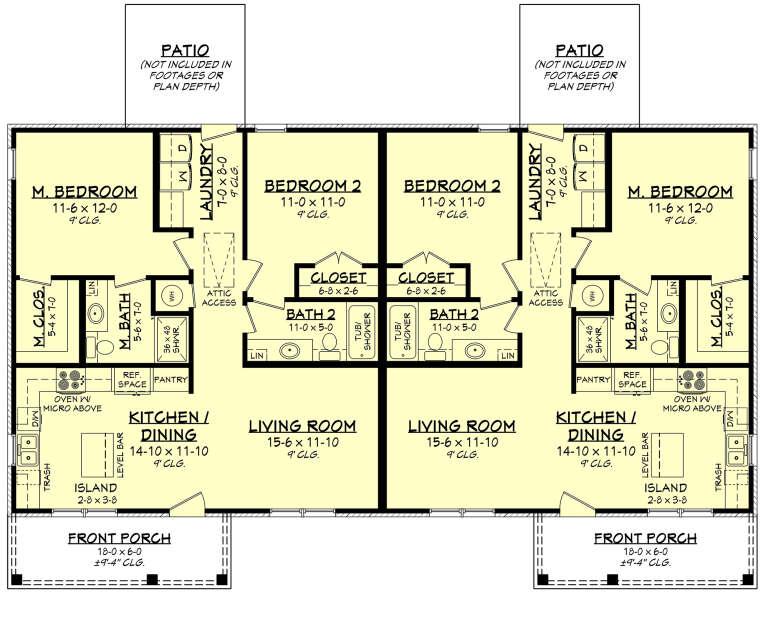 House Plan House Plan #31803 Drawing 1