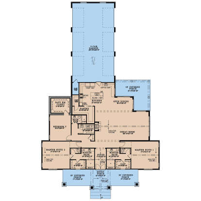 Main Floor  for House Plan #8318-00395