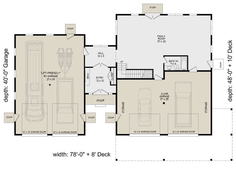 House Plan House Plan #31807 Drawing 1