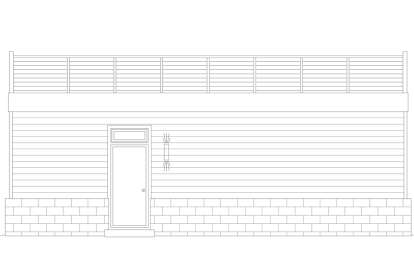 Modern House Plan #940-01185 Elevation Photo