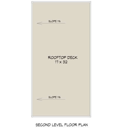 Rooftop Deck for House Plan #940-01185